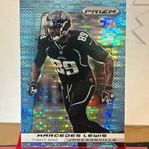 2013 Prizm Mercedes Lewis #43 Blue Pulsar Prizm Jacksonville Jaguars